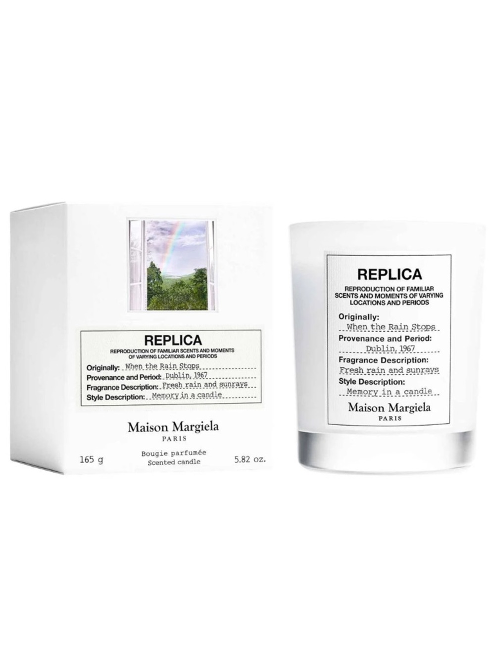Replica When the Rain Stops Candle - 5.82 oz - $72 Retail